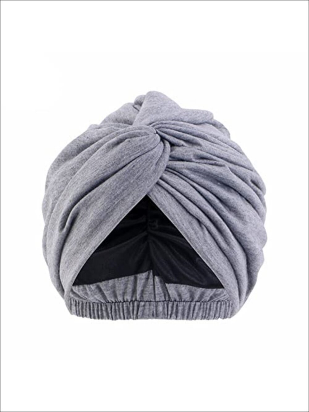 Satin Lined Pre Tied Turban Stretch Chemo Sleep Beanie Women Hair Cover